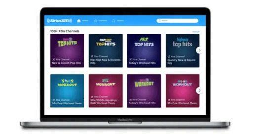 SiriusXM for business web player