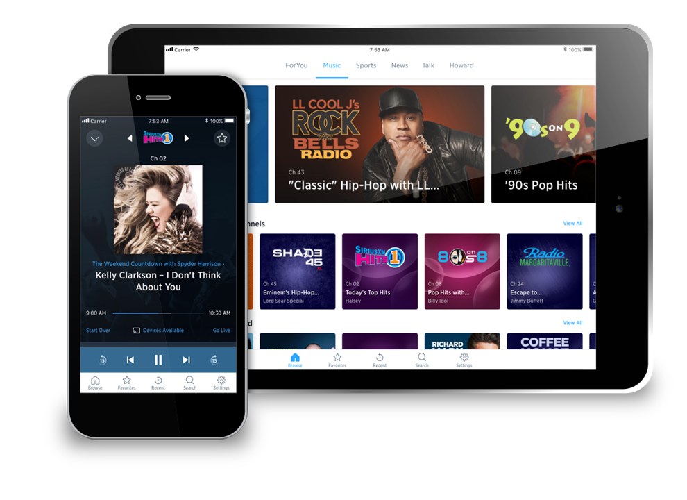 SiriusXM for business mobile app