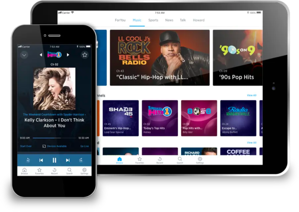 SiriusXM Music For Business Dashboard