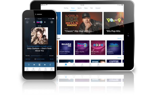 Stream SiriusXM on multiple devices, such as tablets and smartphones.