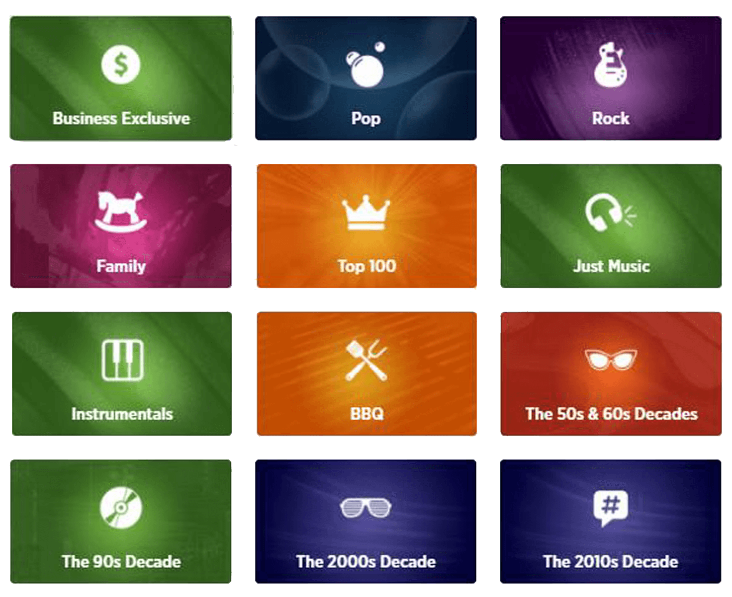 Business music streaming